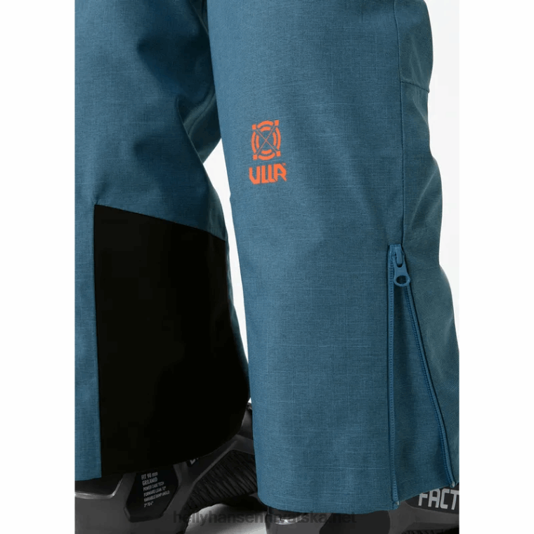 J0HV1854 ženske puderqueen skijaške hlače s naramenicama žene Helly-Hansen najtamniji spr