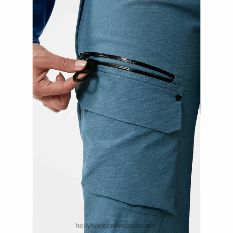 J0HV1854 ženske puderqueen skijaške hlače s naramenicama žene Helly-Hansen najtamniji spr