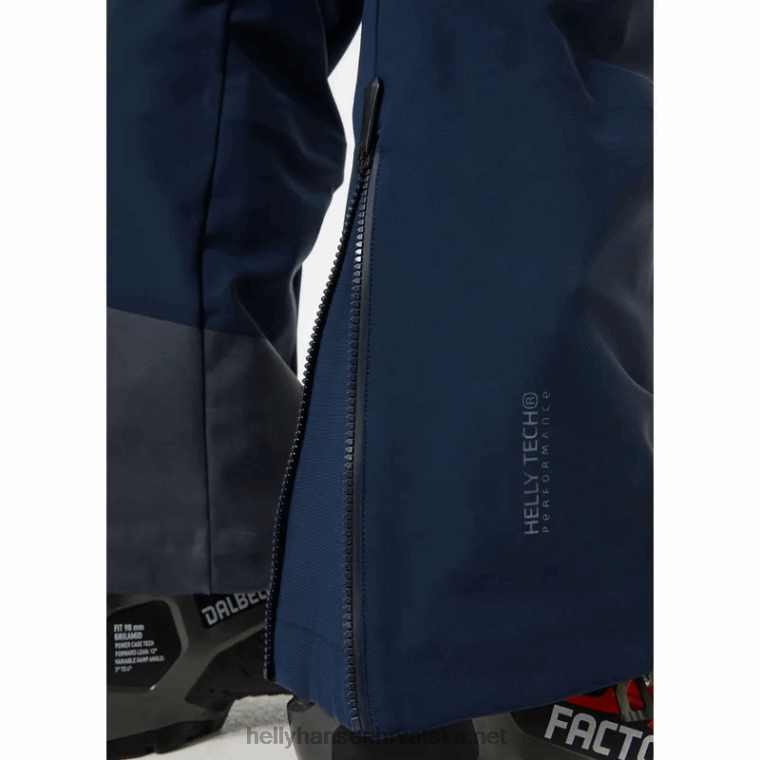 J0HV1865 ženske courchevel rastezljive hlače s naramenicama žene Helly-Hansen snijeg