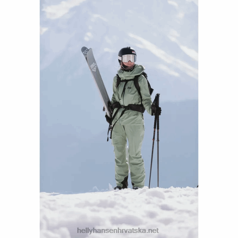 J0HV1746 ženske verglas hlače za backcountry skijanje žene Helly-Hansen ocean