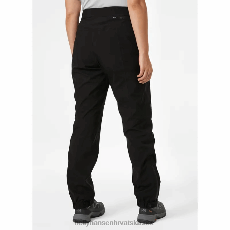 J0HV2226 ženske verglas troslojne školjkaste hlače žene Helly-Hansen ebanovina