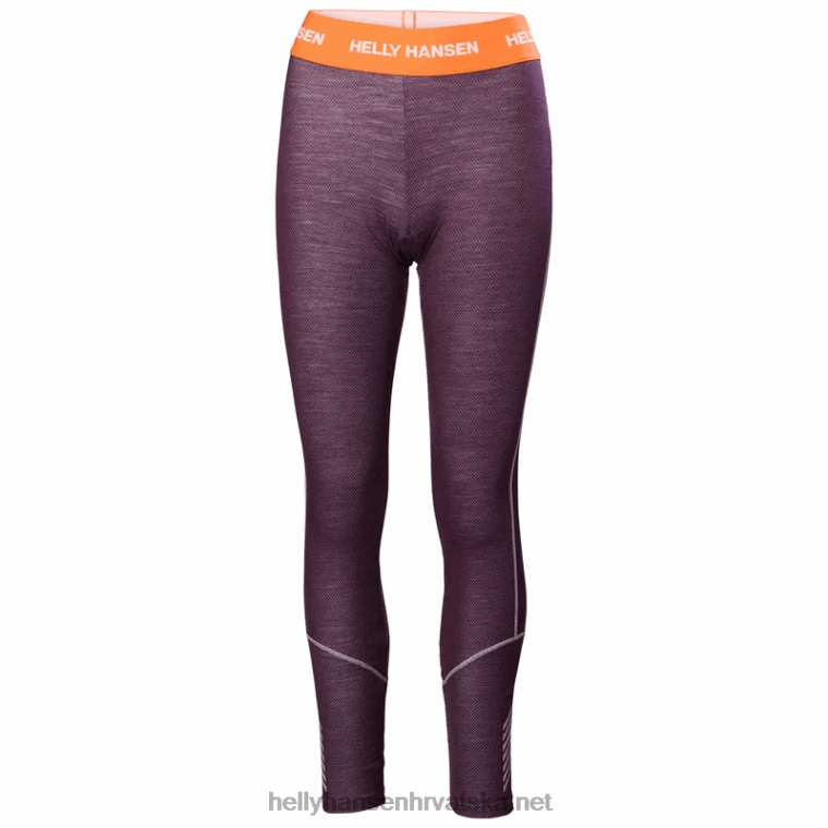 J0HV1867 ženske lifa merino srednje težine 2-u-1 bazne hlače žene Helly-Hansen crno