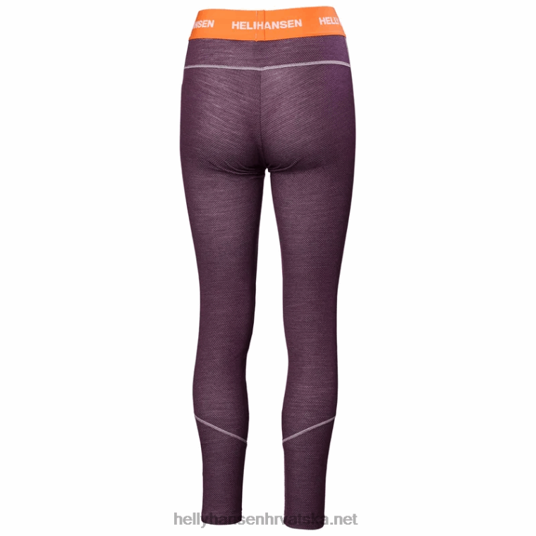 J0HV1867 ženske lifa merino srednje težine 2-u-1 bazne hlače žene Helly-Hansen crno