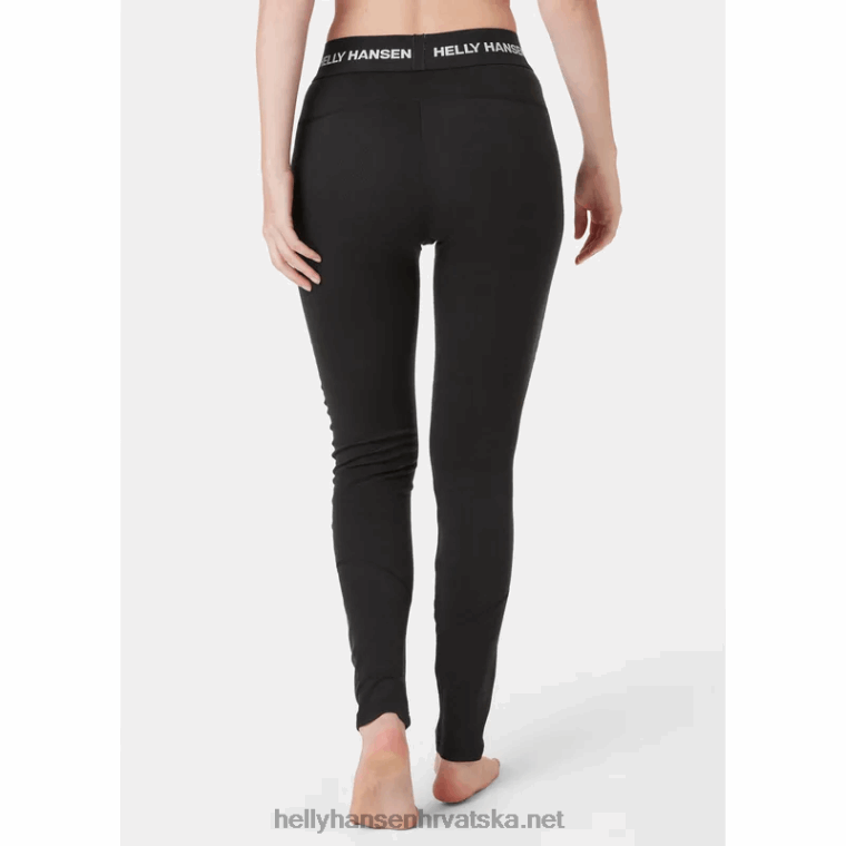 J0HV1870 ženske lifa merino srednje težine 2-u-1 bazne hlače žene Helly-Hansen žad