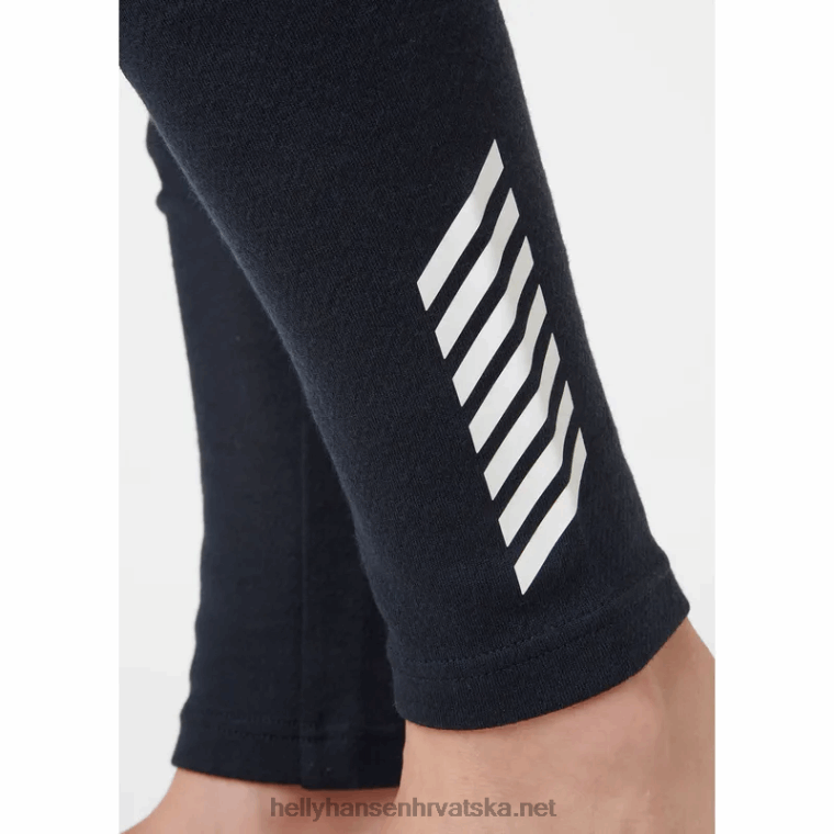 J0HV1871 ženske lifa merino srednje težine 2-u-1 bazne hlače žene Helly-Hansen crno