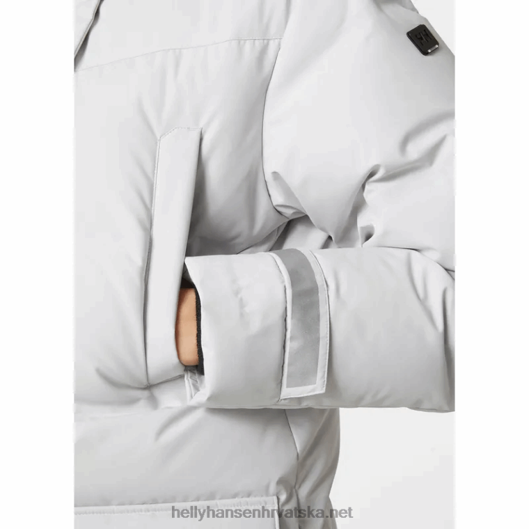 J0HV1596 ženska puhasta parka bouvet žene Helly-Hansen crno