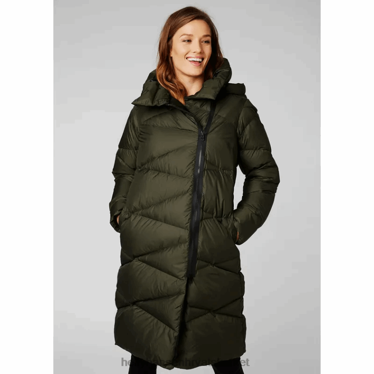 J0HV1598 ženski kaput od tundre žene Helly-Hansen crno