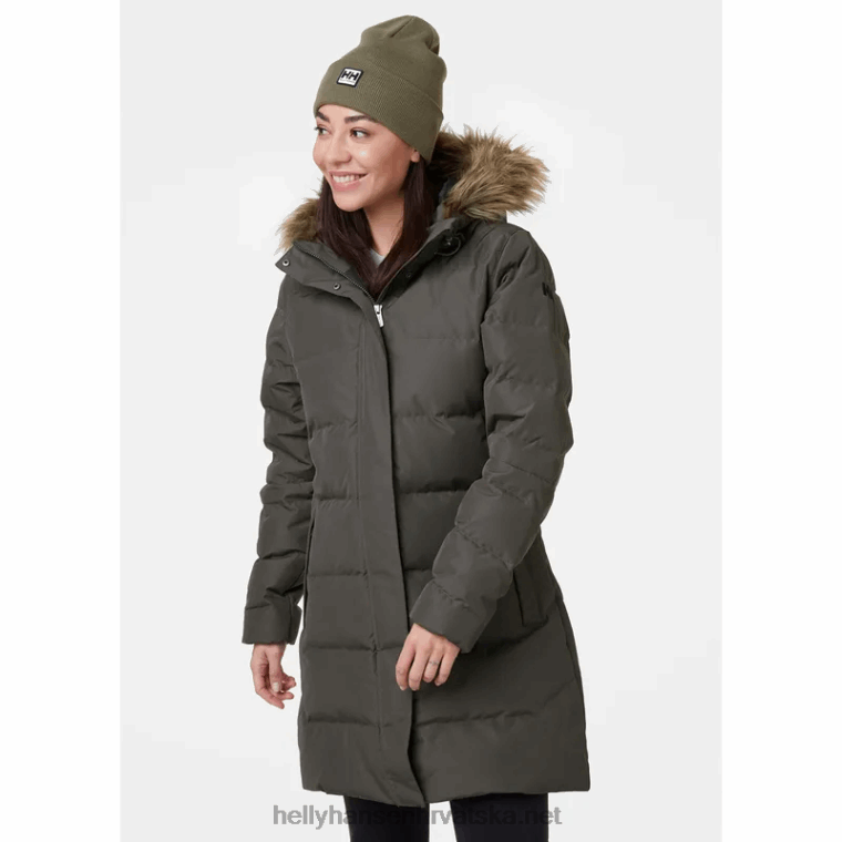 J0HV1603 ženska puhasta parka aden žene Helly-Hansen Crvena