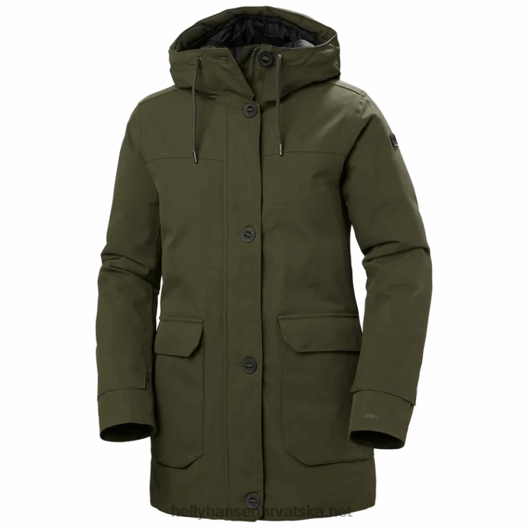 J0HV1606 ženska urbana laboratorijska parka žene Helly-Hansen mornarica