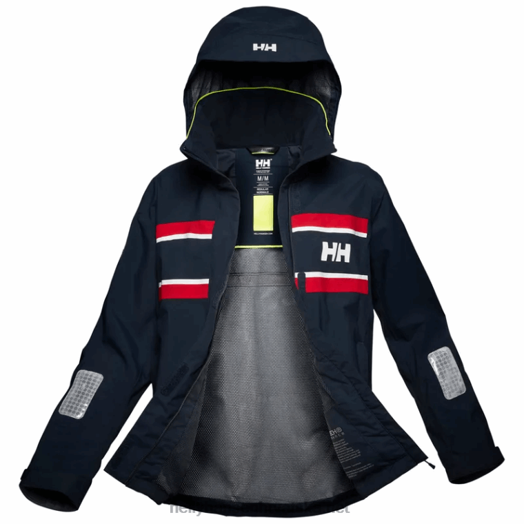 J0HV1317 ženska Salholm jakna za jedrenje žene Helly-Hansen bijela