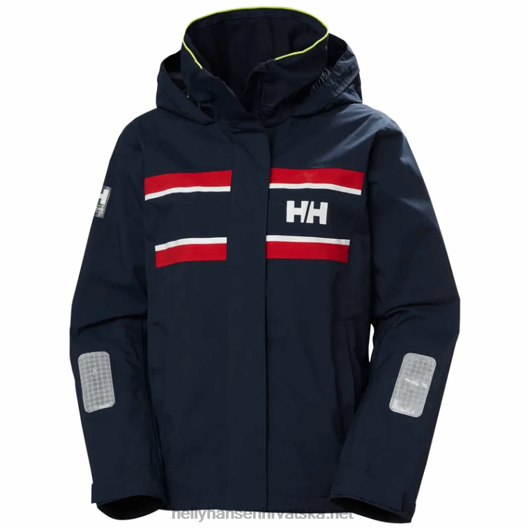 J0HV1317 ženska Salholm jakna za jedrenje žene Helly-Hansen bijela