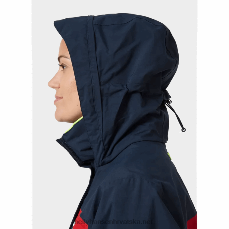 J0HV1317 ženska Salholm jakna za jedrenje žene Helly-Hansen bijela