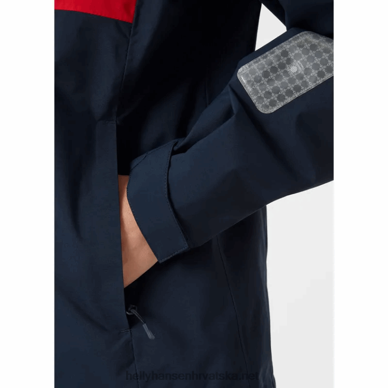 J0HV1317 ženska Salholm jakna za jedrenje žene Helly-Hansen bijela