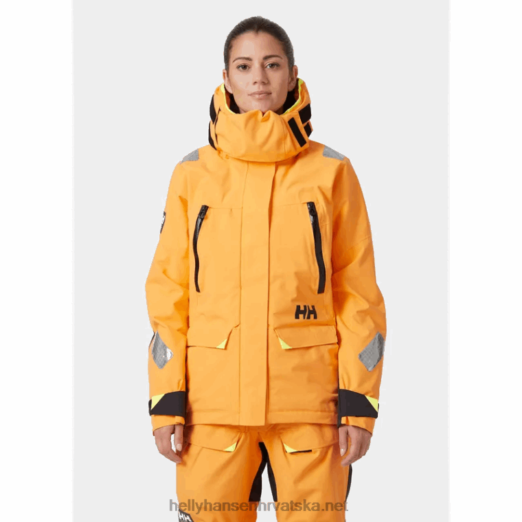 J0HV1319 ženska jakna za jedrenje skagen offshore žene Helly-Hansen terakota