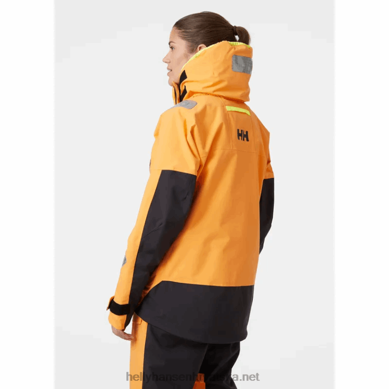 J0HV1319 ženska jakna za jedrenje skagen offshore žene Helly-Hansen terakota