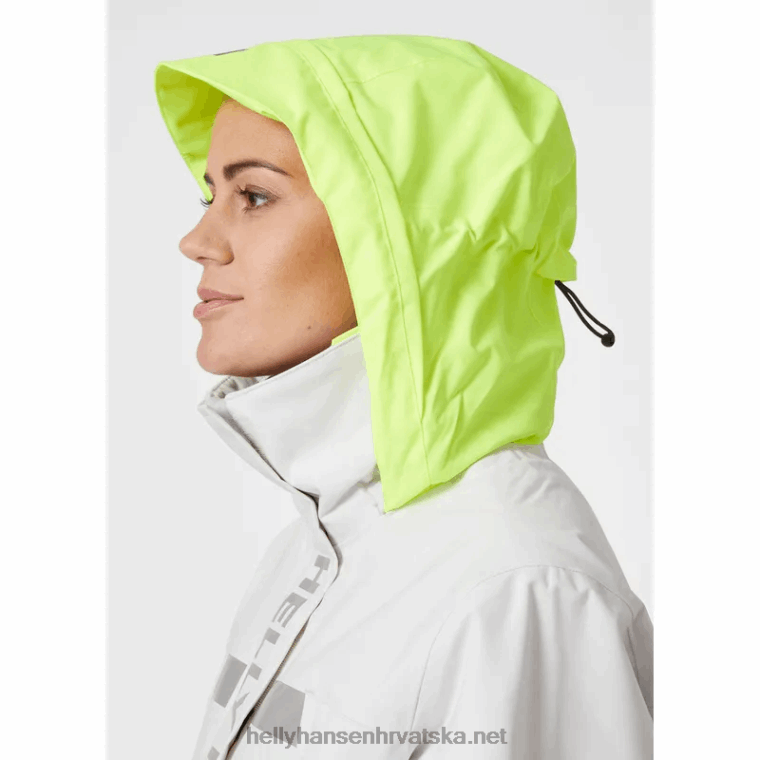 J0HV1324 ženska jakna za obalno jedrenje od soli žene Helly-Hansen upozorenje crveno