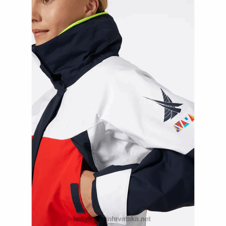 J0HV1334 ženska jakna za obalno jedrenje Newport žene Helly-Hansen terakota