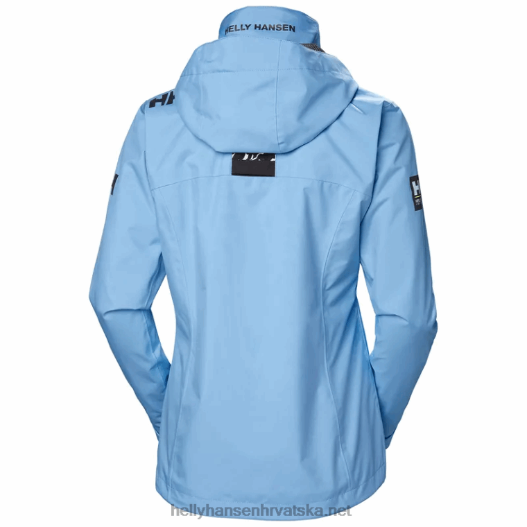 J0HV1346 ženska jedriličarska jakna s kapuljačom za posadu žene Helly-Hansen mornarica