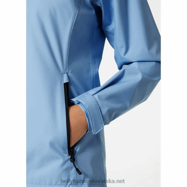 J0HV1346 ženska jedriličarska jakna s kapuljačom za posadu žene Helly-Hansen mornarica