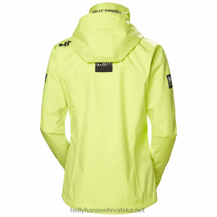 J0HV1347 ženska jedriličarska jakna s kapuljačom za posadu žene Helly-Hansen svijetlo plava
