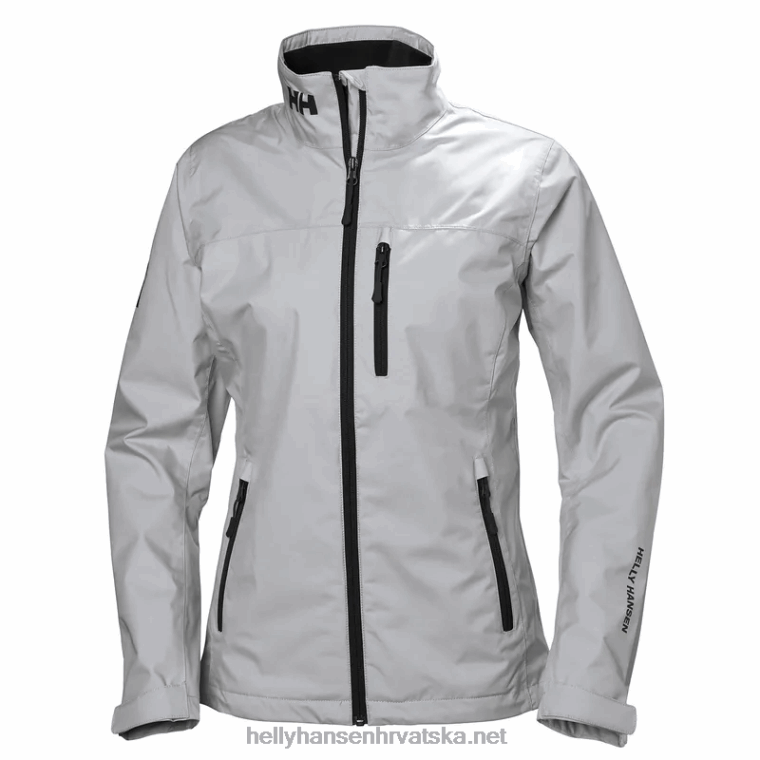 J0HV1355 ženska srednjeslojna jedriličarska jakna za posadu žene Helly-Hansen svijetlo plava
