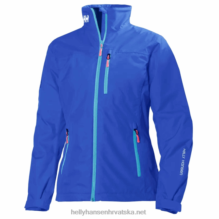 J0HV1361 ženska jakna za jedrenje za posadu žene Helly-Hansen upozorenje crveno