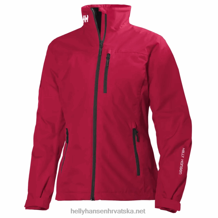 J0HV1361 ženska jakna za jedrenje za posadu žene Helly-Hansen upozorenje crveno