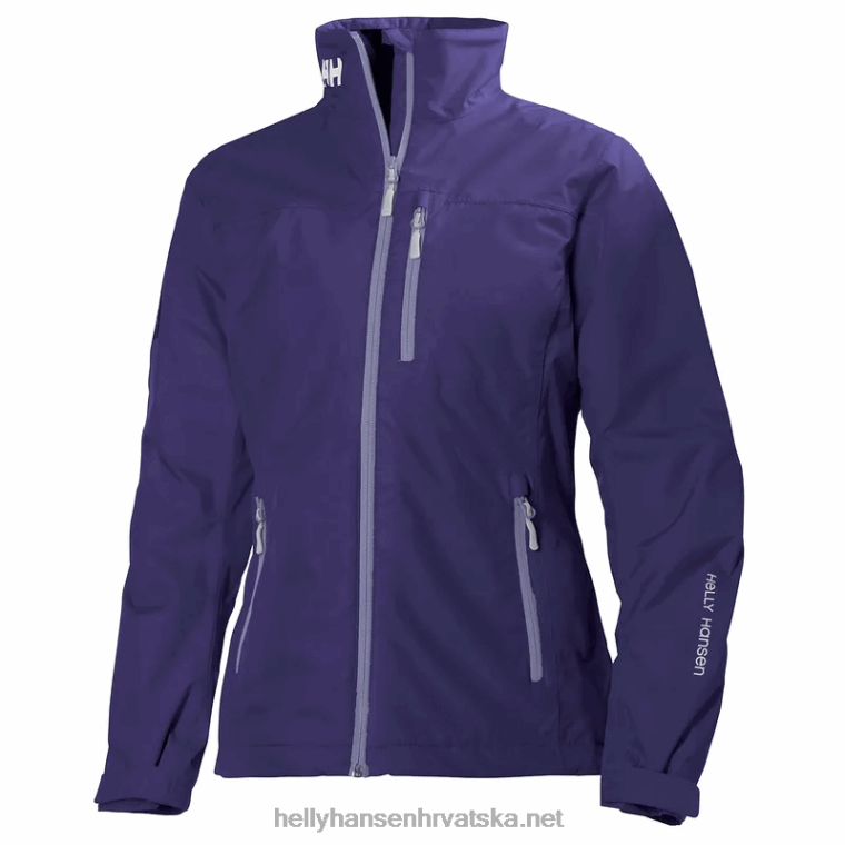 J0HV1367 ženska jakna za jedrenje za posadu žene Helly-Hansen crno