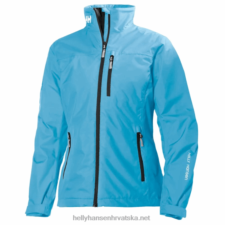 J0HV1367 ženska jakna za jedrenje za posadu žene Helly-Hansen crno