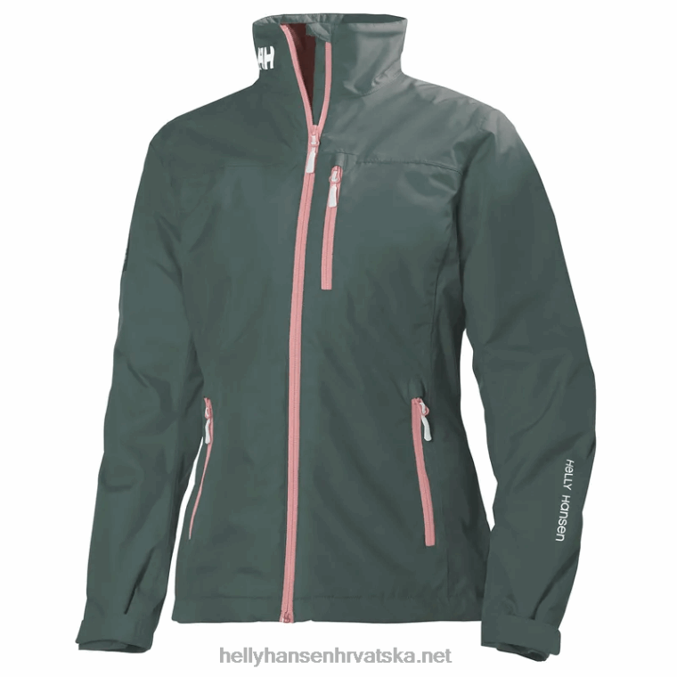 J0HV1367 ženska jakna za jedrenje za posadu žene Helly-Hansen crno