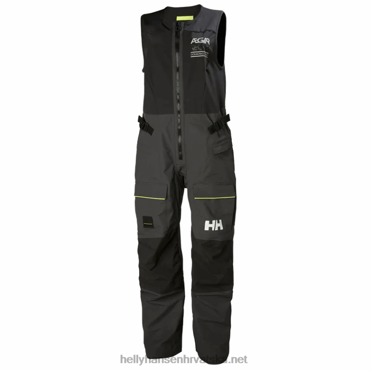 J0HV1369 ženska aegir utrka jedrenje salopette žene Helly-Hansen upozorenje crveno