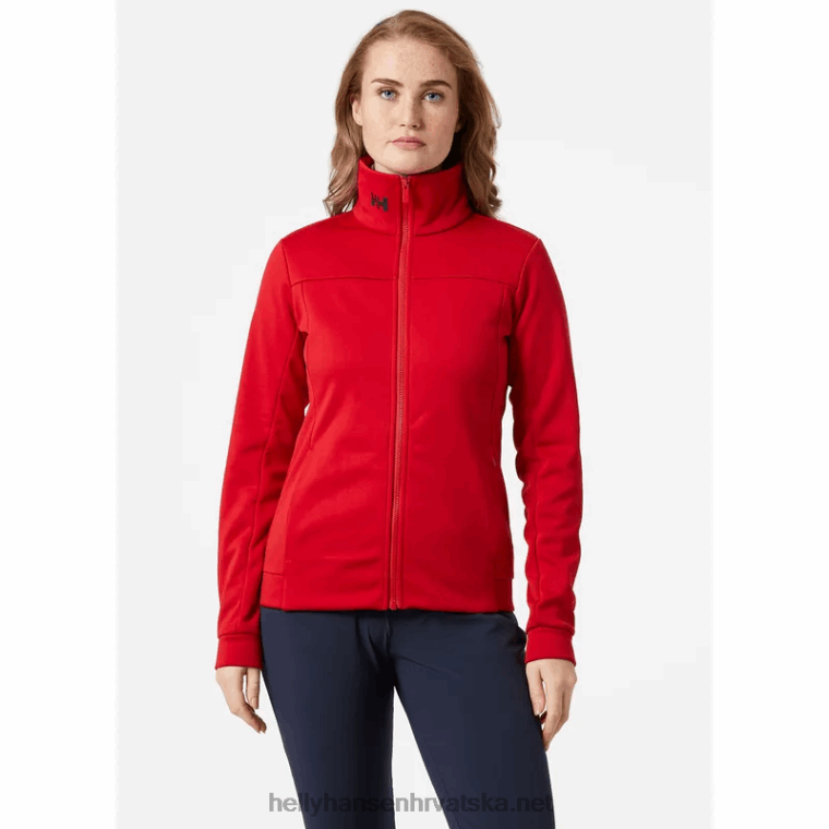 J0HV1379 ženska crew jakna od flisa žene Helly-Hansen svijetlo plava