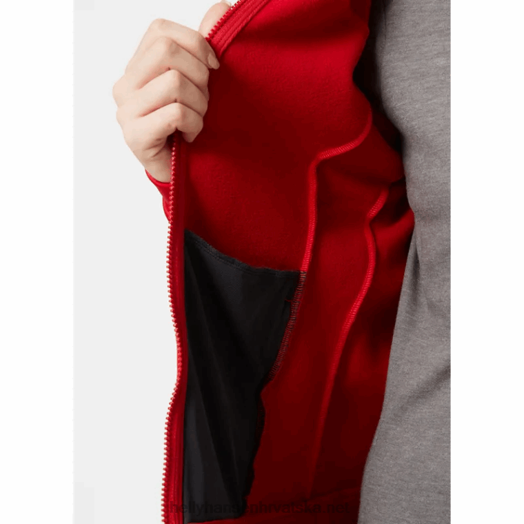 J0HV1379 ženska crew jakna od flisa žene Helly-Hansen svijetlo plava