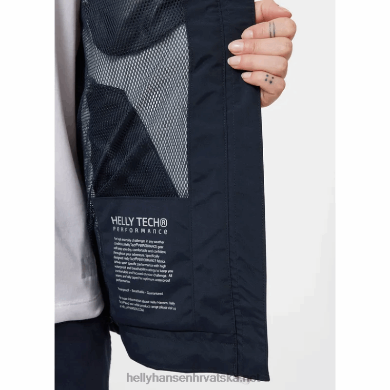 J0HV1387 ženska navigacijska jakna za jedrenje žene Helly-Hansen bijela