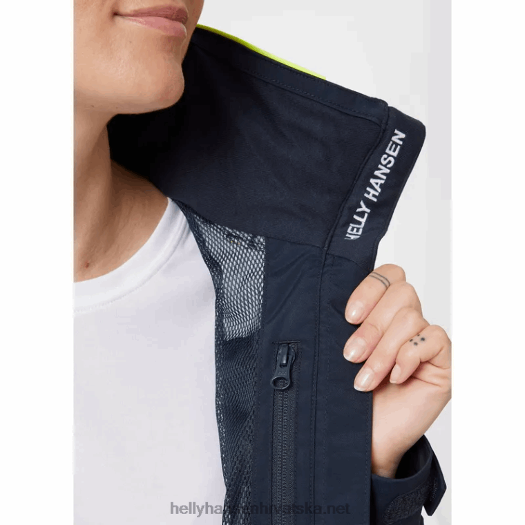 J0HV1387 ženska navigacijska jakna za jedrenje žene Helly-Hansen bijela