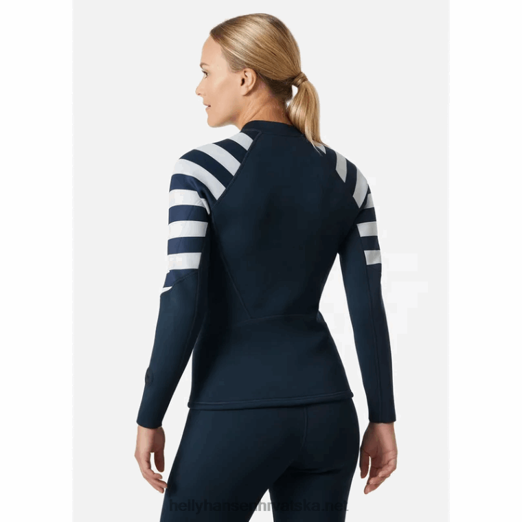 J0HV1396 ženska vodena jakna s poluzatvaračem žene Helly-Hansen žad esra