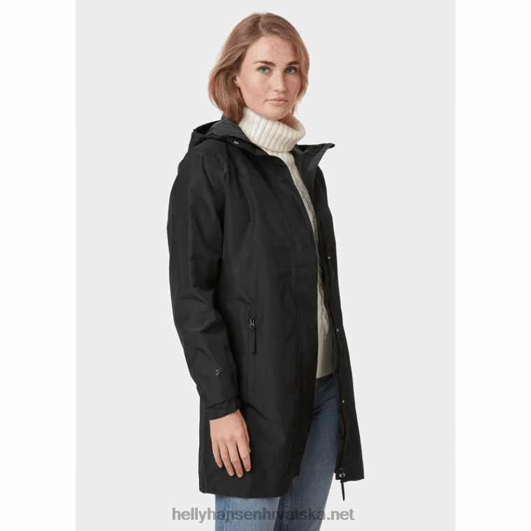 J0HV1518 ženska valkyrie kišna jakna s podstavom od flisa žene Helly-Hansen korisnost gre
