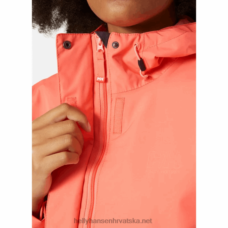 J0HV1519 ženska kišna jakna sedam j žene Helly-Hansen crno