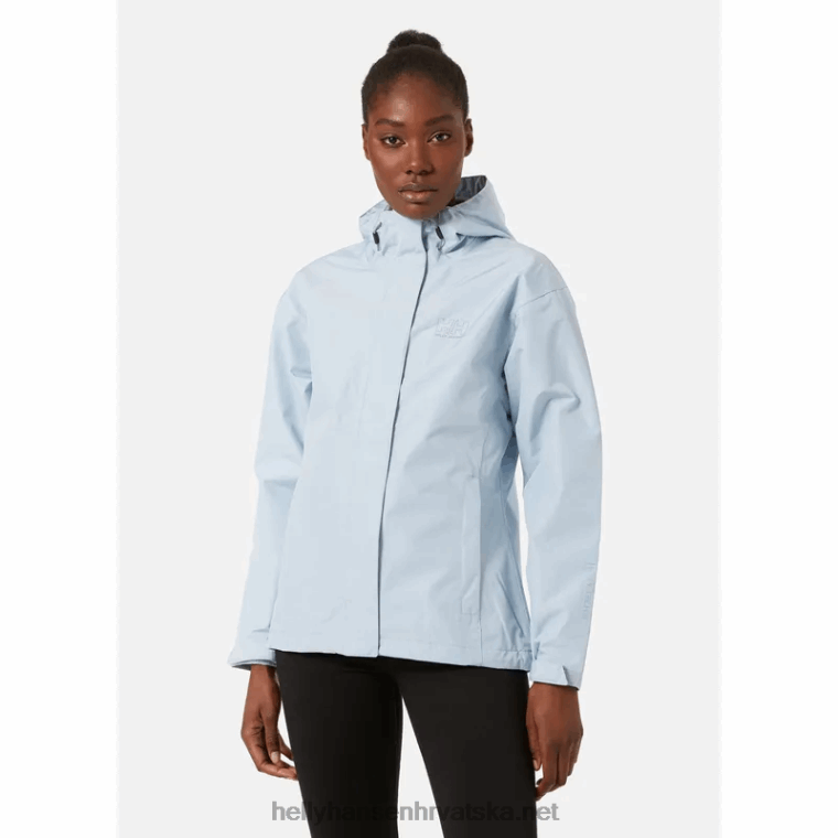 J0HV1520 ženska kišna jakna sedam j žene Helly-Hansen breskva jeka