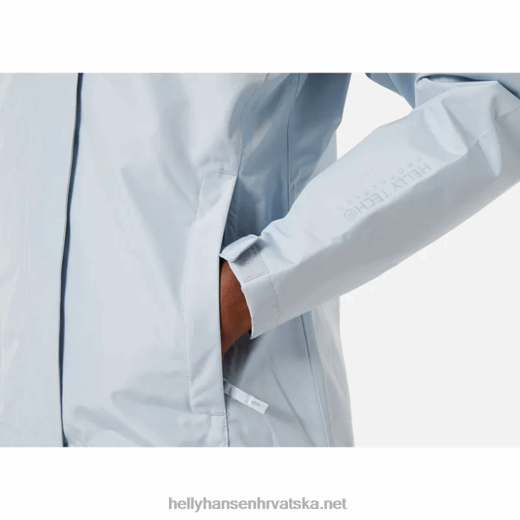 J0HV1520 ženska kišna jakna sedam j žene Helly-Hansen breskva jeka