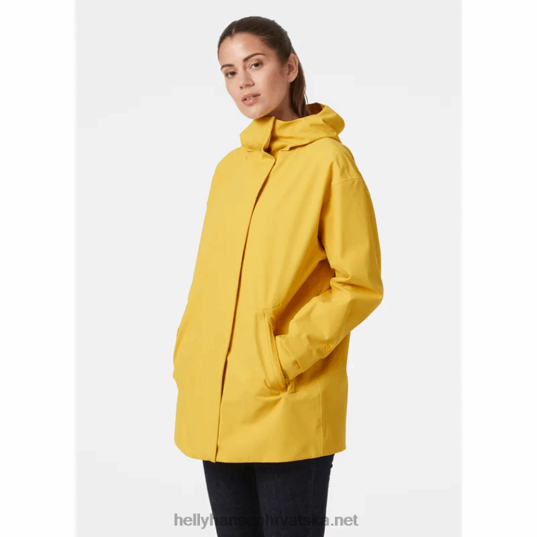 J0HV1530 ženska jane kišna jakna žene Helly-Hansen hh kaki