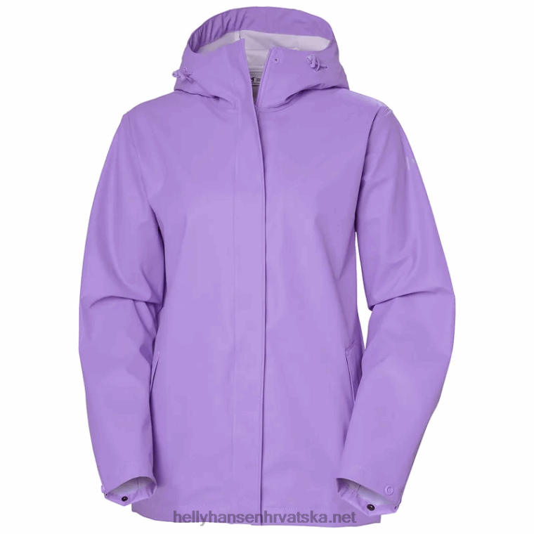 J0HV1545 ženska kišna jakna od mahovine žene Helly-Hansen mornarica