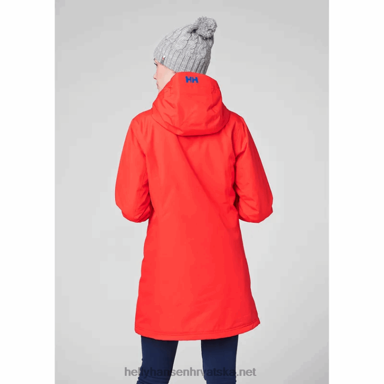 J0HV1549 ženska belfast duga zimska jakna žene Helly-Hansen crno