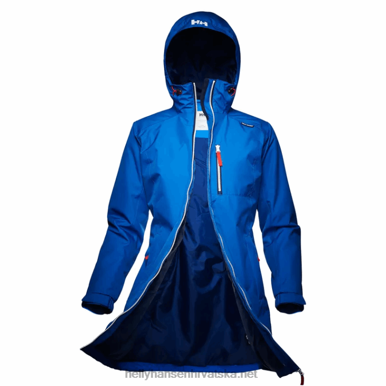 J0HV1549 ženska belfast duga zimska jakna žene Helly-Hansen crno