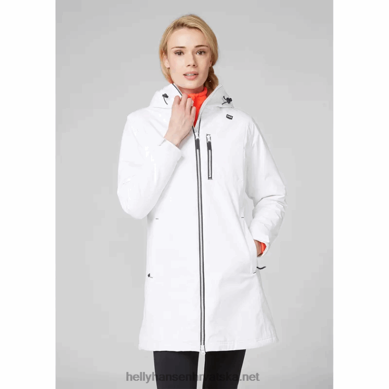 J0HV1552 ženska belfast duga zimska jakna žene Helly-Hansen crno