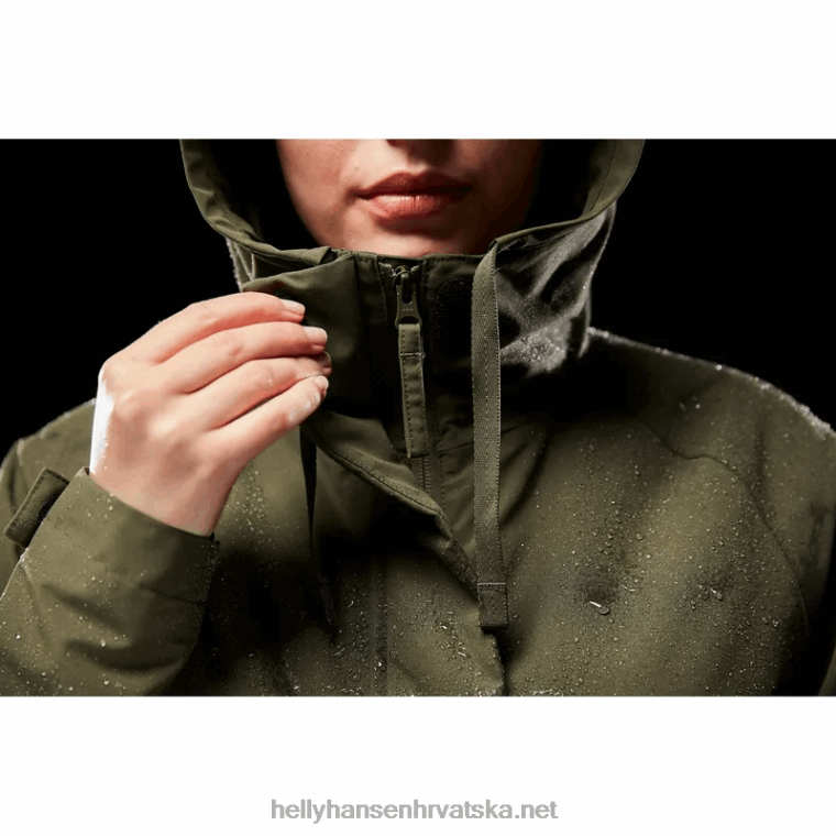 J0HV1557 ženski izolirani baloner od jednobojnog materijala žene Helly-Hansen mornarica