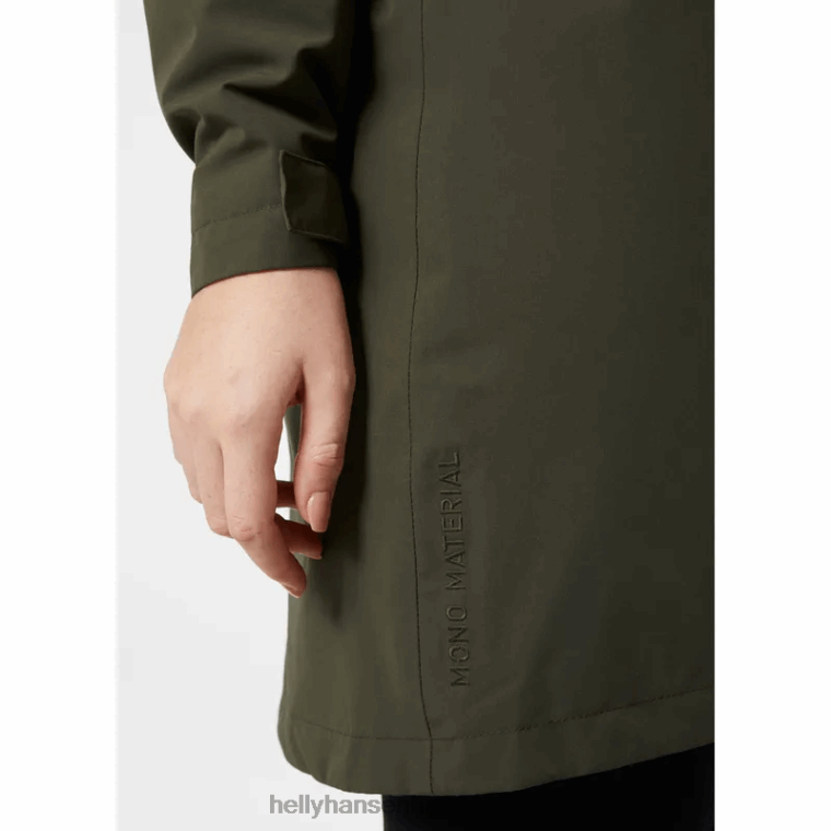 J0HV1557 ženski izolirani baloner od jednobojnog materijala žene Helly-Hansen mornarica