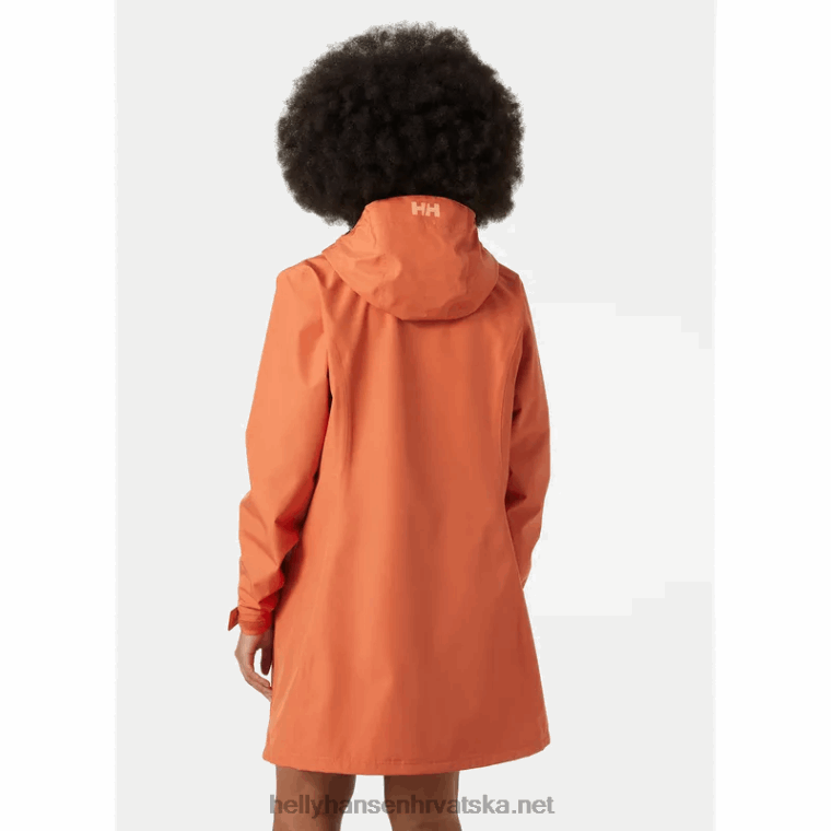 J0HV1559 ženska duga belfast jakna žene Helly-Hansen crno