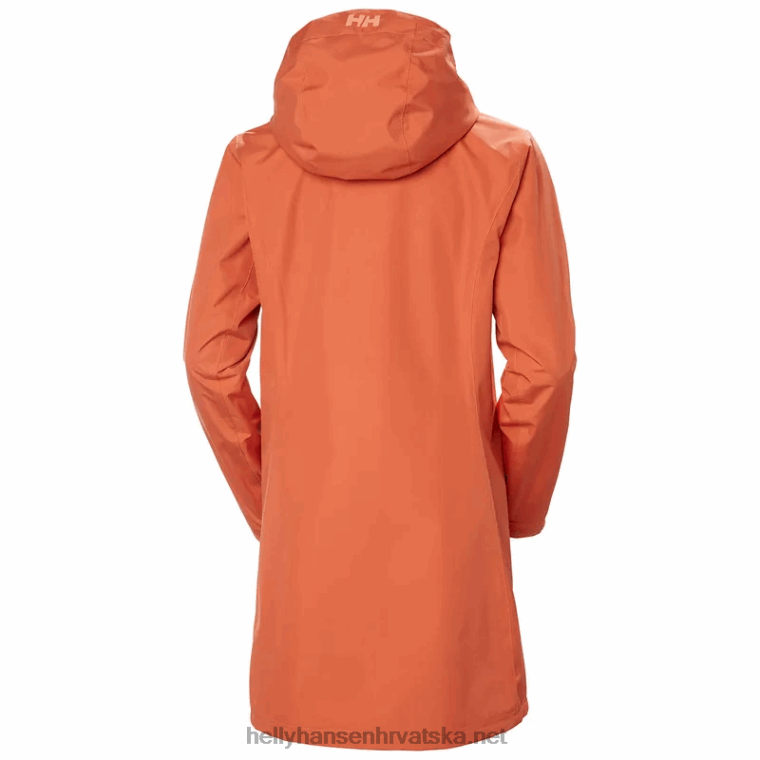 J0HV1559 ženska duga belfast jakna žene Helly-Hansen crno