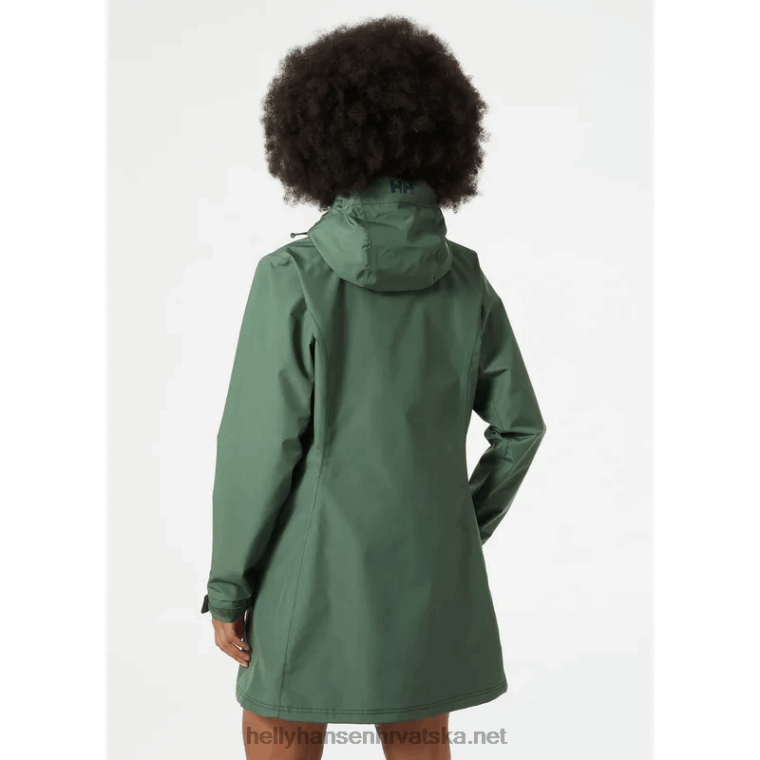 J0HV1560 ženska duga belfast jakna žene Helly-Hansen terakota